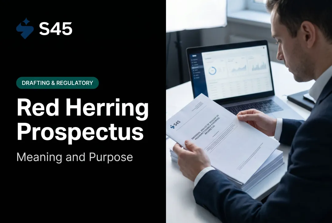 Red Herring Prospectus: Meaning and Purpose