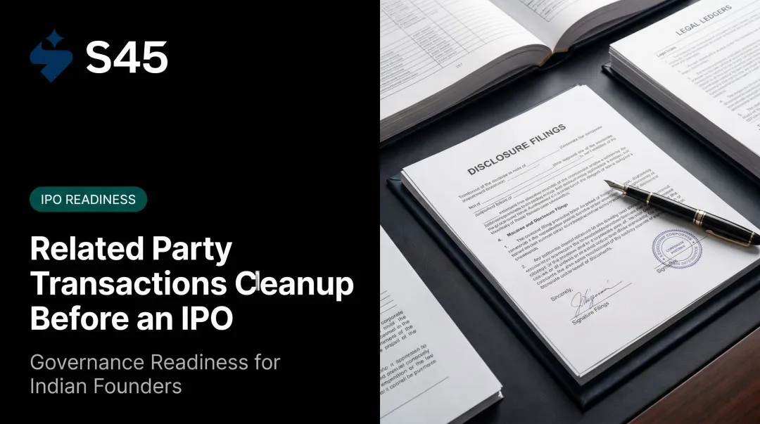 Related Party Transactions Cleanup Before an IPO