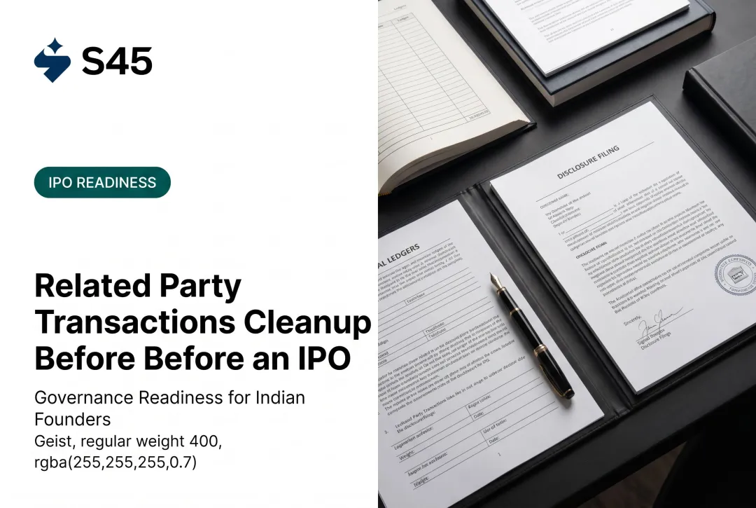 Related Party Transactions Cleanup Before an IPO