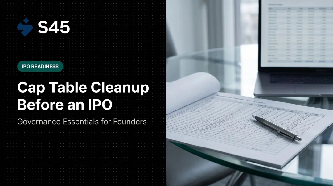 Cap Table Cleanup Before an IPO