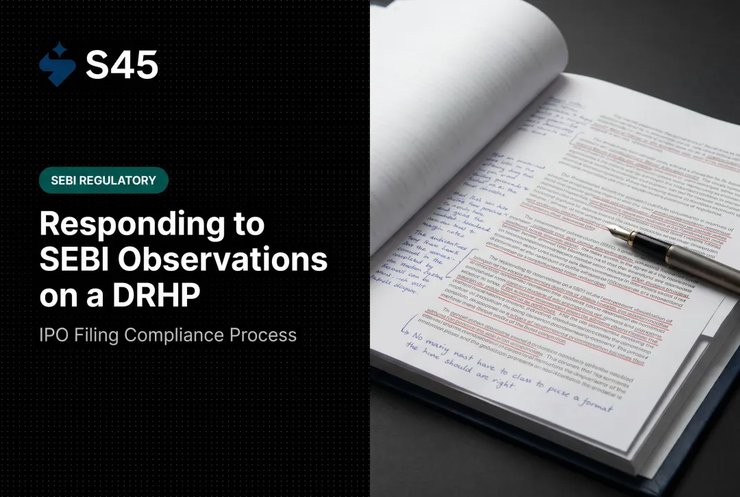 Responding to SEBI Observations on a DRHP
