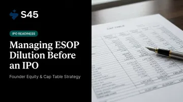 Managing ESOP Dilution Before an IPO