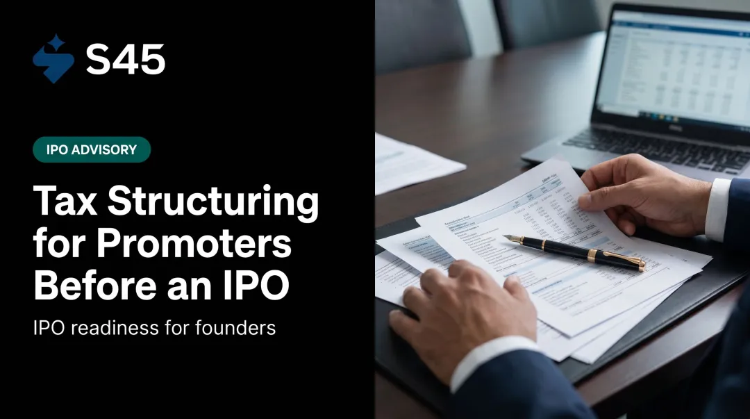 Tax Structuring for Promoters Before an IPO