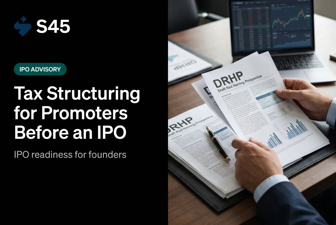 Tax Structuring for Promoters Before an IPO