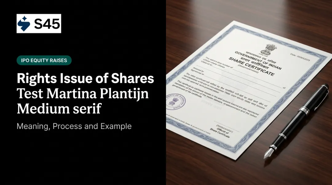 Rights Issue of Shares: Meaning, Process and Example