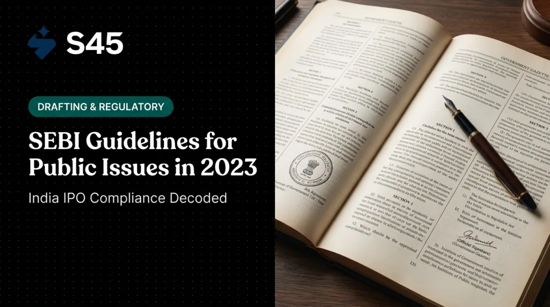 SEBI Guidelines for Public Issues in 2023