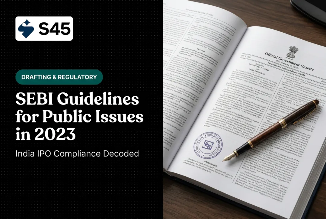 SEBI Guidelines for Public Issues in 2023
