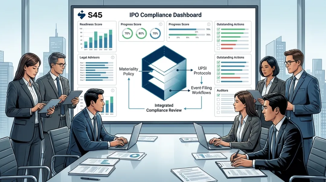 IPO readiness compliance review process covering Regulation 30 disclosure governance frameworks