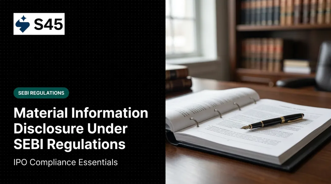 Material Information Disclosure Under SEBI Regulations