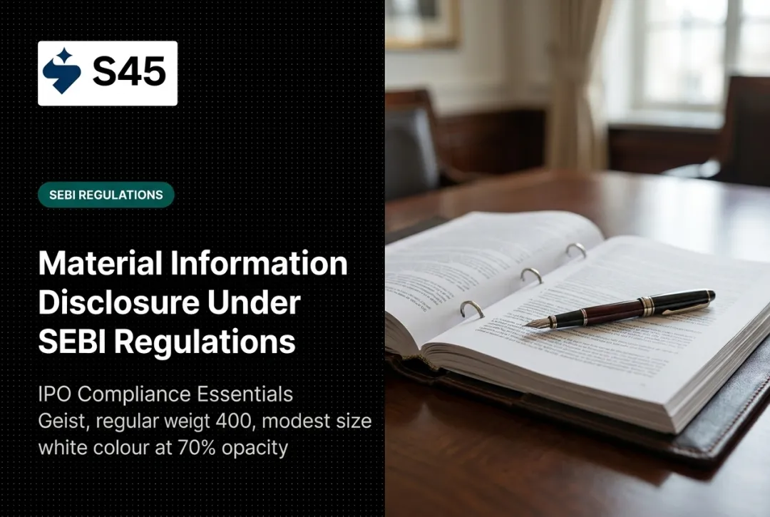 Material Information Disclosure Under SEBI Regulations