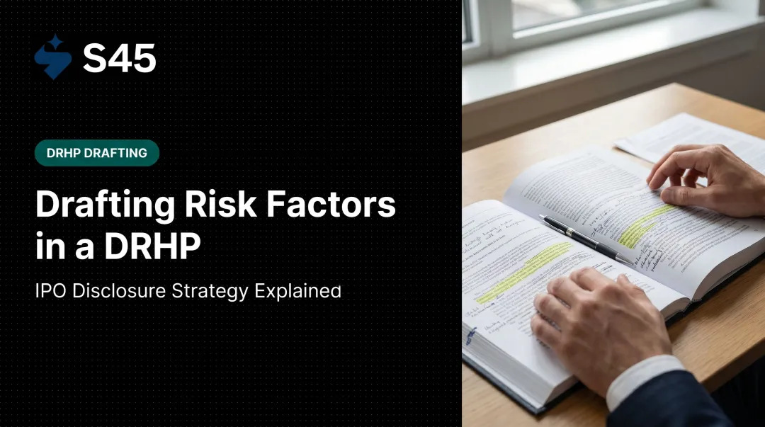 Drafting Risk Factors in a DRHP