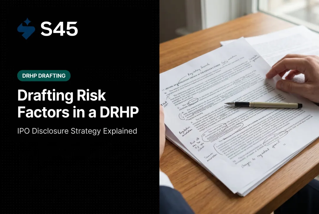Drafting Risk Factors in a DRHP