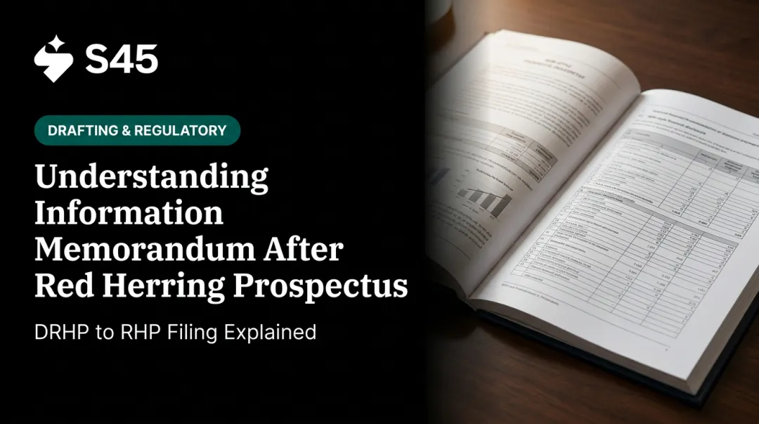 Understanding Information Memorandum After Red Herring Prospectus