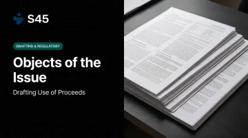 Objects of the Issue: Drafting Use of Proceeds