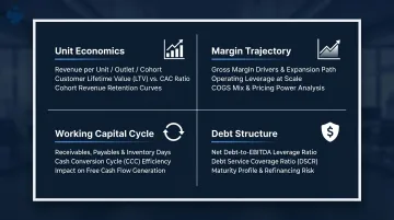 Key financial operating metrics institutional investors evaluate during IPO roadshow presentations