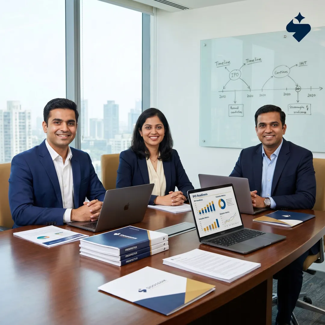 IPO advisory team reviewing readiness and filing plans