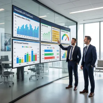 Hospitality IPO advisory analysis dashboard