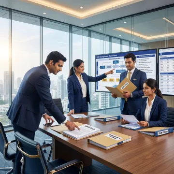 IPO team managing DRHP filing workflow