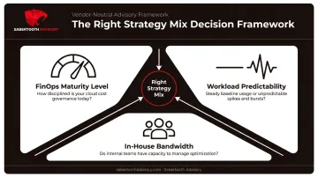 Three-factor framework for choosing the right cloud cost optimization strategy