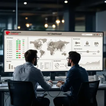 IoT connectivity advisor reviewing connected device network options