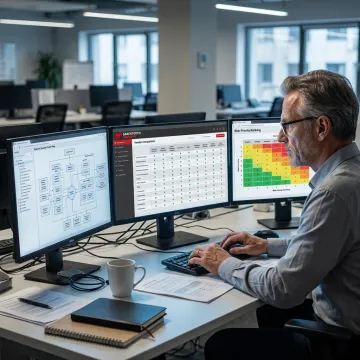 Cybersecurity audit process meeting