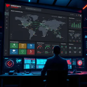 Managed SD-WAN network operations dashboard