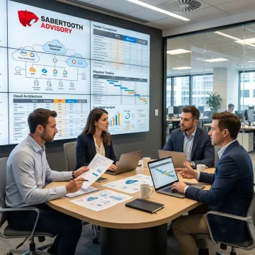 Cloud advisory consultants planning technology strategy
