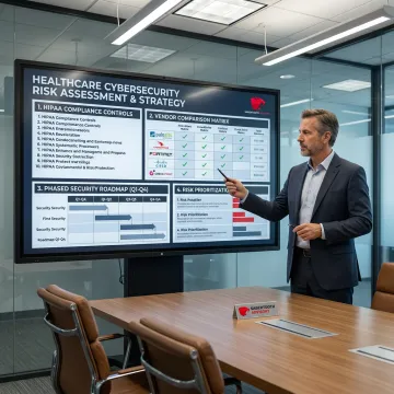 Healthcare cybersecurity advisory process