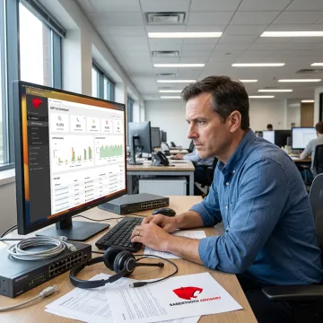 VoIP network readiness assessment dashboard