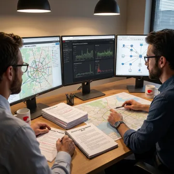 Network specialist evaluating business internet options