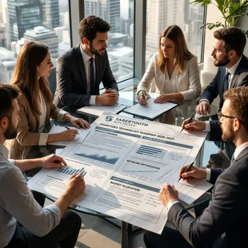 Advisors discussing an IT assessment roadmap
