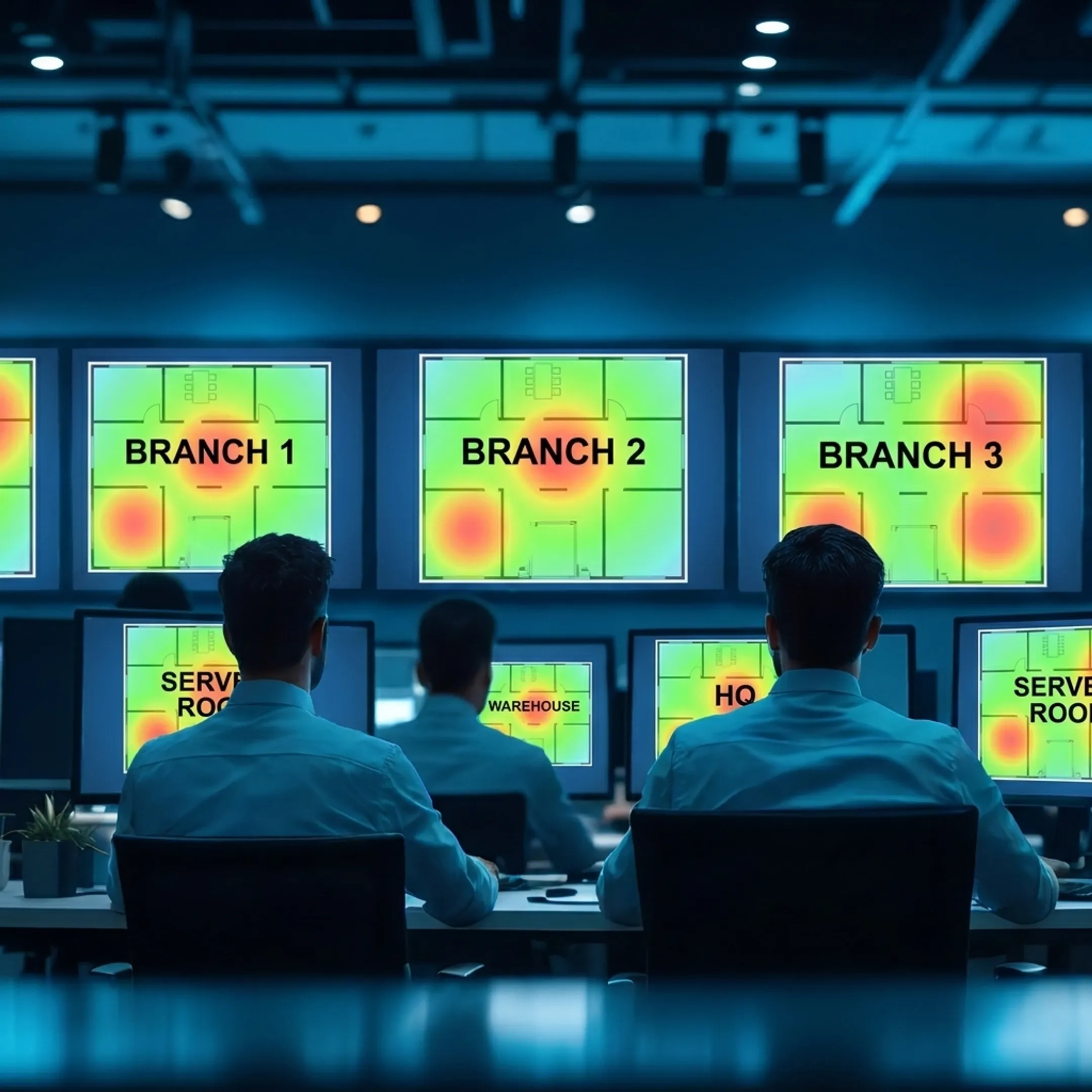 Enterprise multi-location managed WiFi network architecture planning
