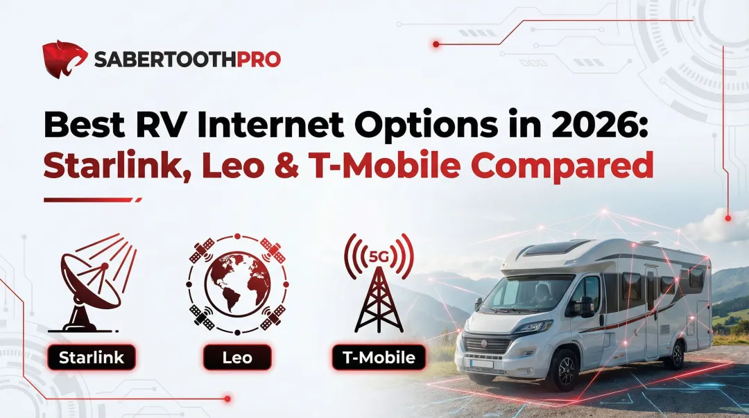 Best RV Internet Options in 2026: Starlink, Leo & T-Mobile Compared