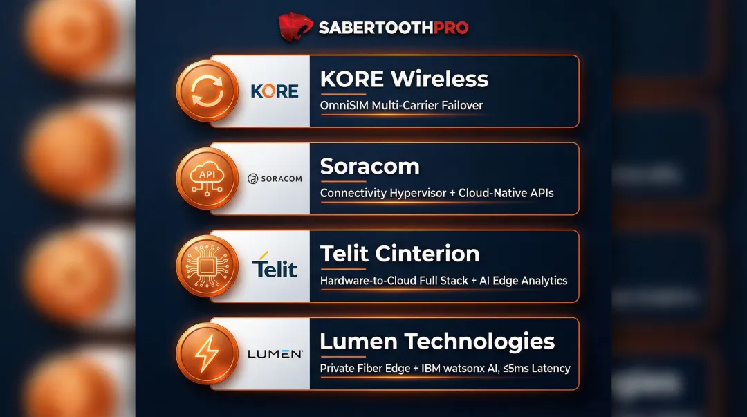 IoT specialist MVNO providers platform capabilities comparison Soracom Telit Lumen stack