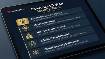 Five SD-WAN built-in security features for financial institution compliance and data protection