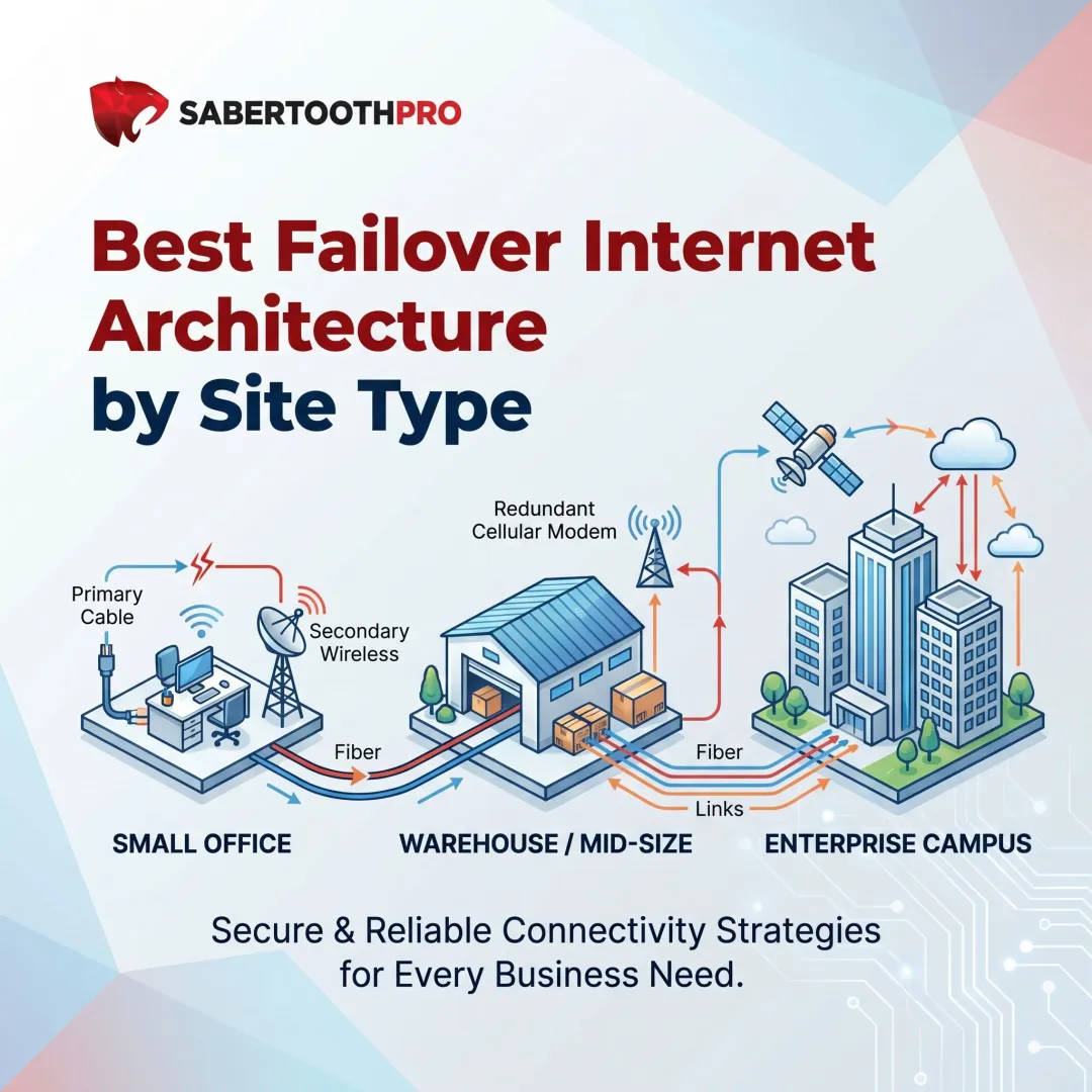 Best Failover Internet Architecture by Site Type