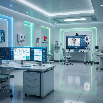 Healthcare facility with secure internet connectivity supporting medical devices and patient care systems