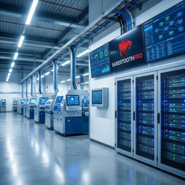 Manufacturing facility with integrated IT systems and network infrastructure