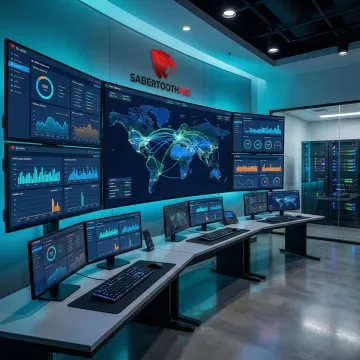 Modern business network operations center monitoring SD-WAN infrastructure