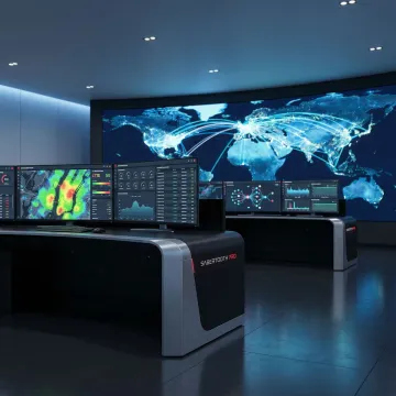 Network operations center monitoring wireless connectivity infrastructure