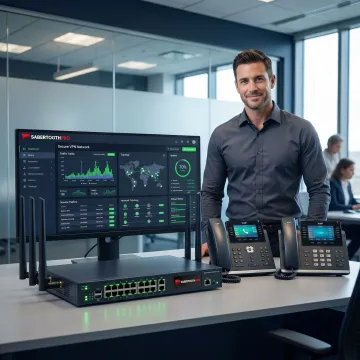 Business failover internet setup for VoIP and VPN