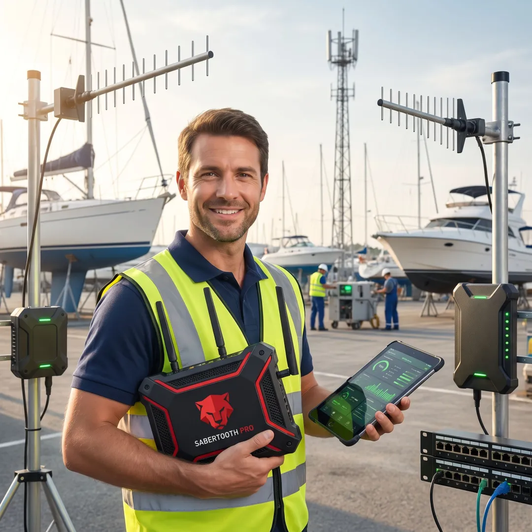 Internet Solutions for Marina, Yard and Remote Operations