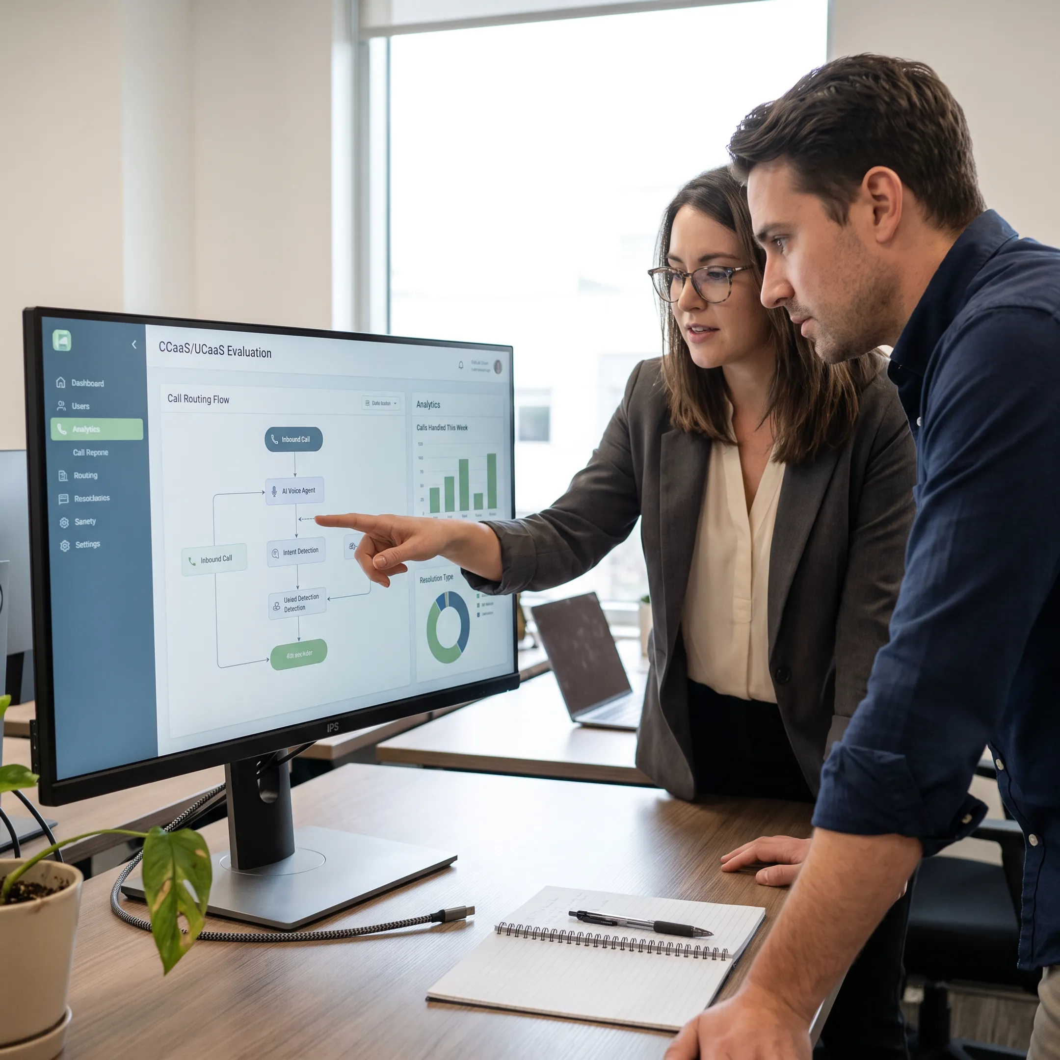 Business using AI-powered call answering technology
