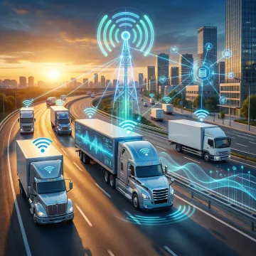 Advanced IoT connectivity infrastructure for modern transportation fleet operations