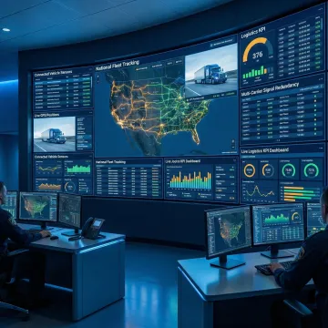 Multi-carrier IoT network infrastructure supporting transportation fleet connectivity