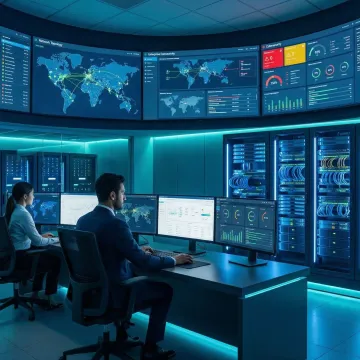 Enterprise network infrastructure for financial institutions with secure connectivity