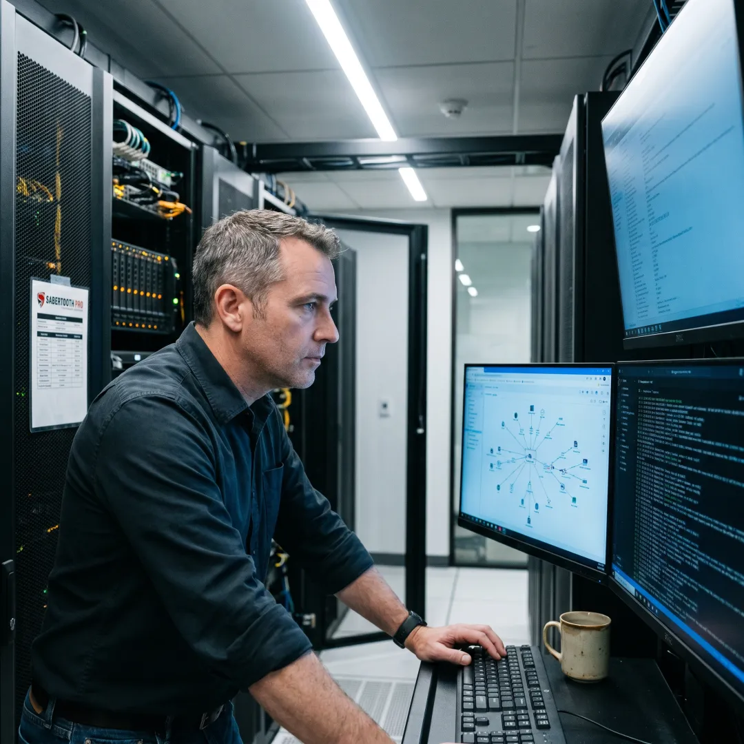 Enterprise cloud security infrastructure with network protection and threat monitoring