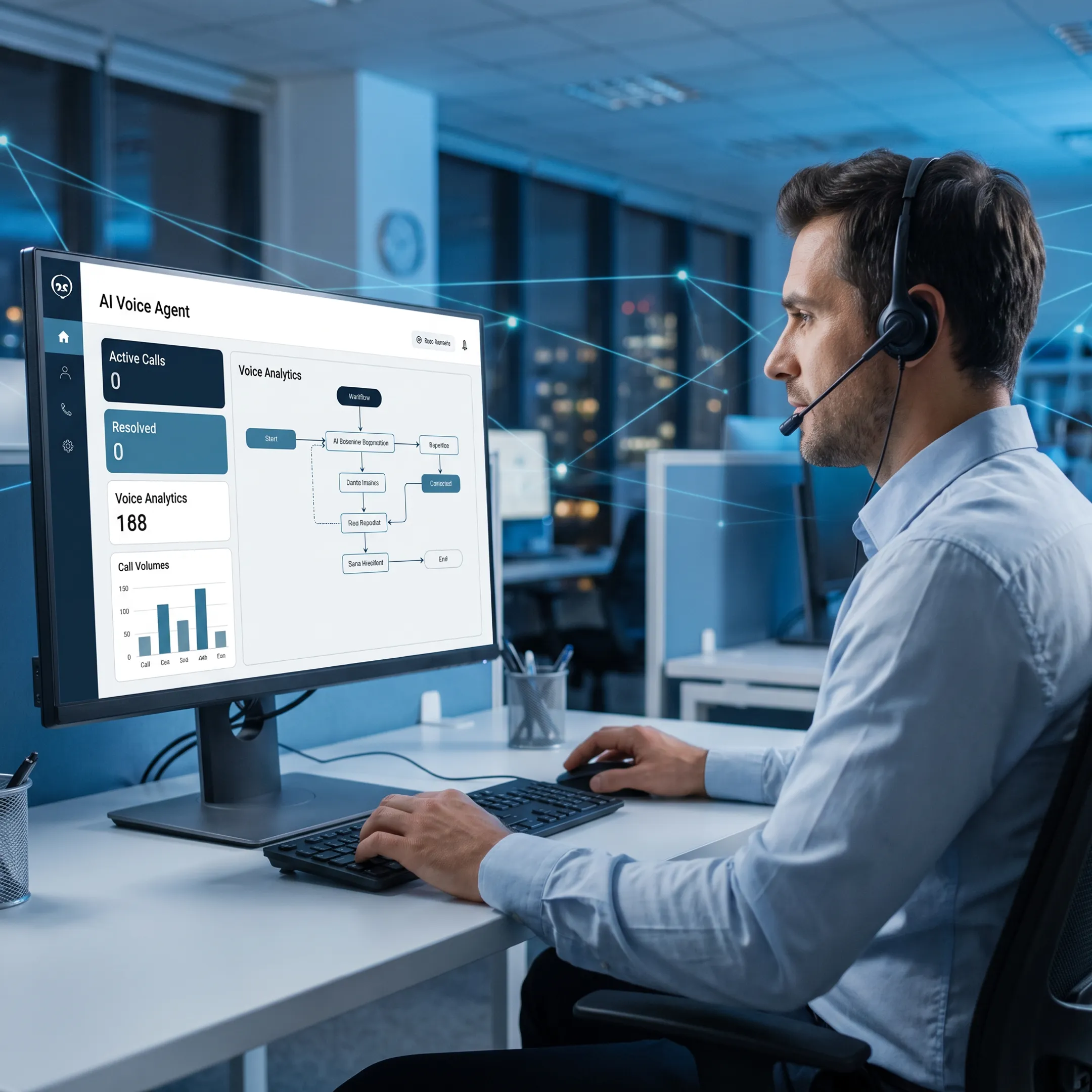 24/7 AI Voice Agent Customer Support Service for Businesses