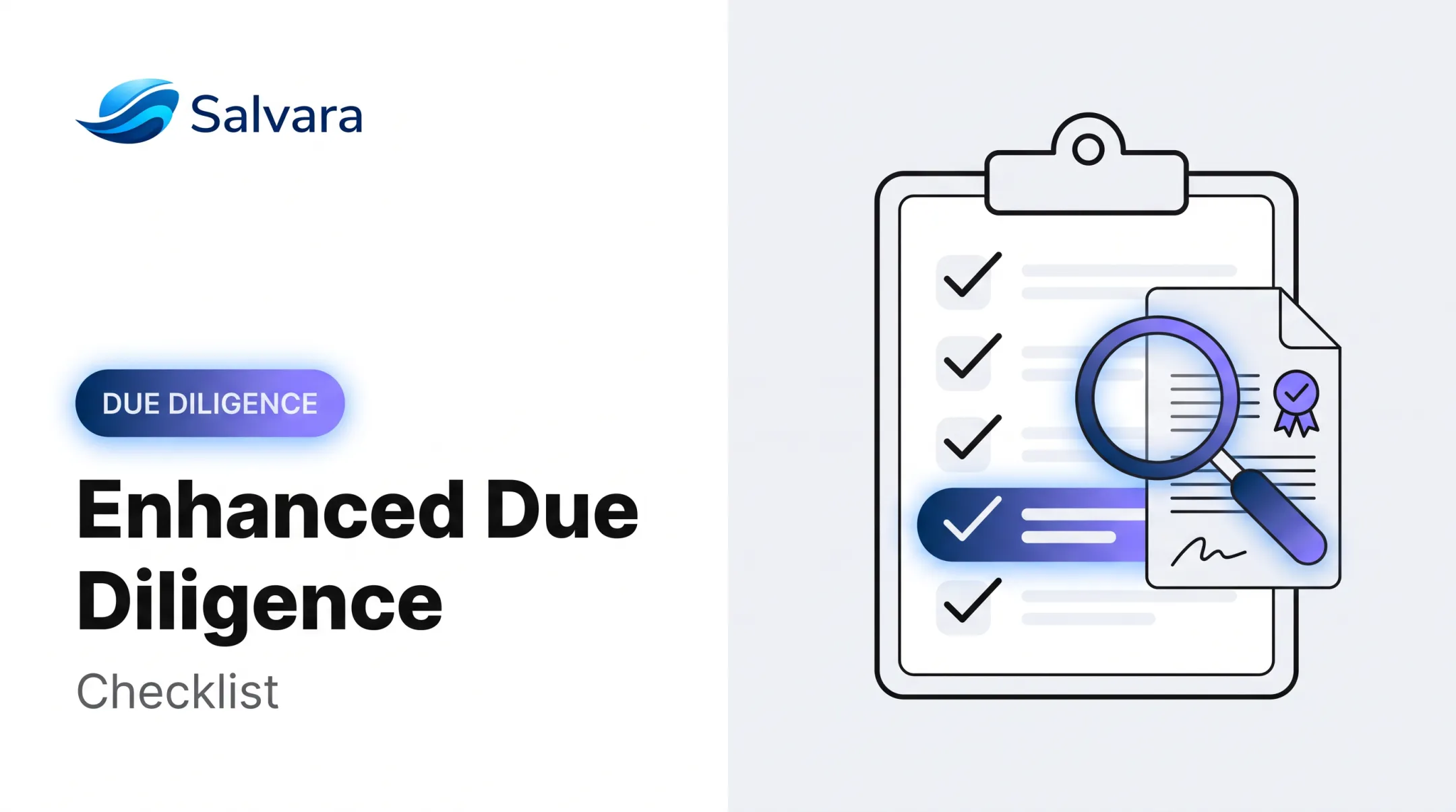 Enhanced Due Diligence: Checklist