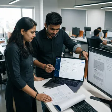 Software development process from planning to deployment